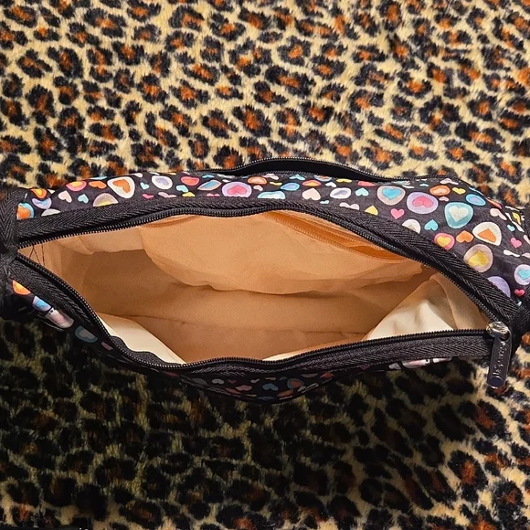 LeSportsac Colorful Heart Print Crossbody Bag - Picture 2 of 5